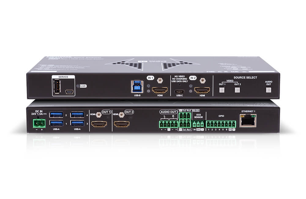 lightware-ucx-2x2-h40-universeller-matrix-switcher-mit-hdmi-2-0-anschluss-und-usb-3-1-gen1-funktionen