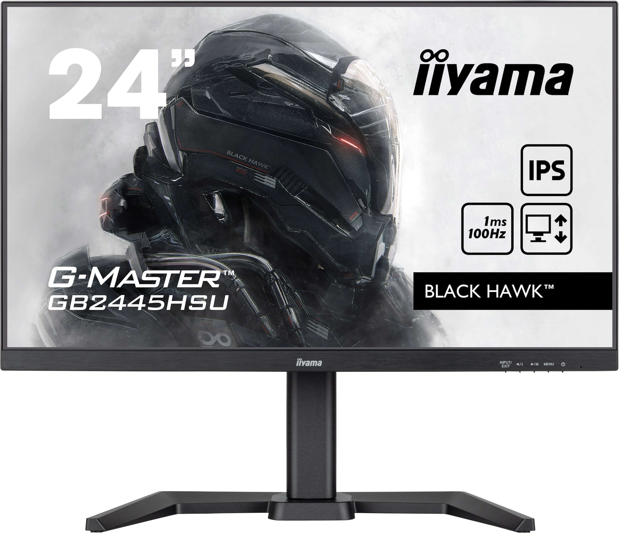 iiyama-G-MASTER-GB2445HSU-B2-24-Monitor-1920-x-1080-Full-HD-100Hz-1ms