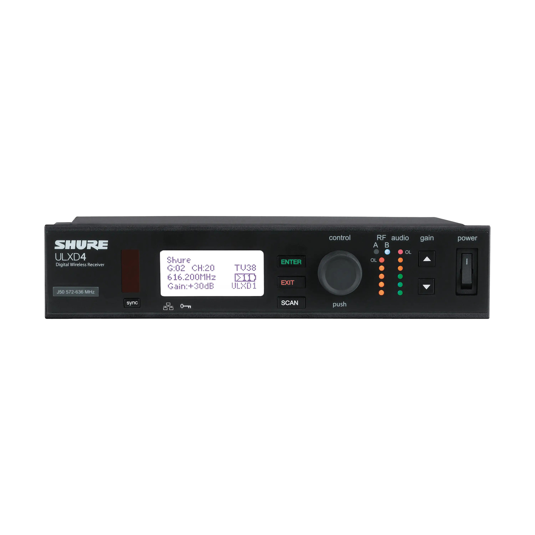 Shure-ULXD4E-H51-Digitale-radio-ontvanger