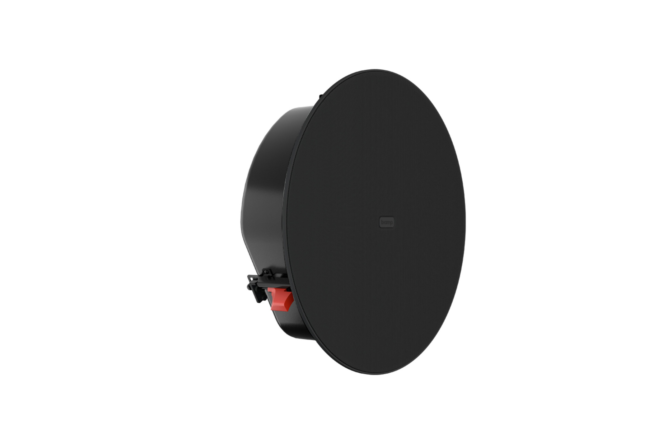 Biamp Desono C-IC6LP-B 6,5-Zoll-2-Wege-Konferenzlautsprecher mit niedrigem Profil für die Deckenmontage, schwarz (1Paar) Biamp-Desono-C-IC6LP-B-6-5-inch-2-weg-conferentieluidspreker-met-onopvallend-ontwerp-voor-plafondmontage-zwart