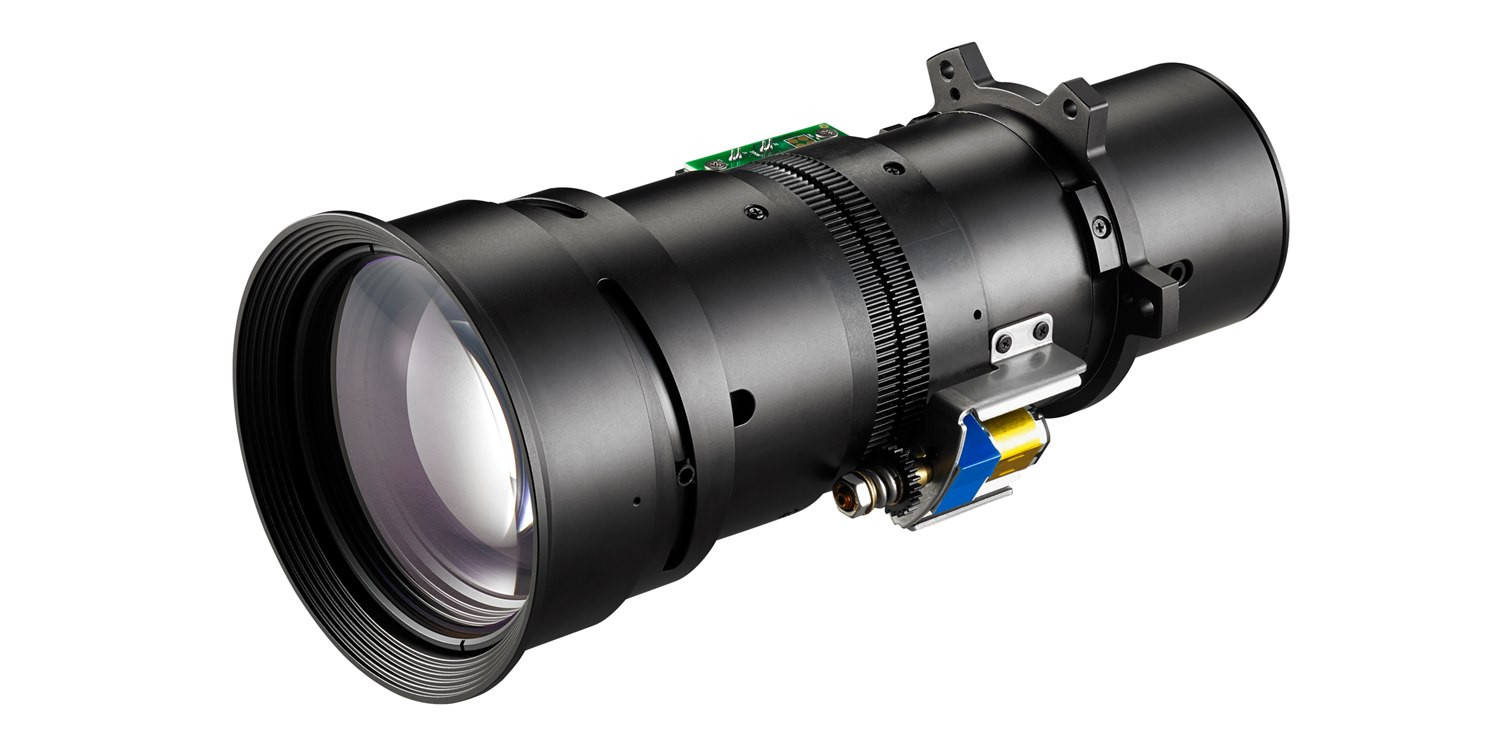 Optoma BX-CTA13 Tele-Zoomobjektiv - Ratio 2.9 - 5.5:1 Optoma-BX-CTA13-gemotoriseerde-ultra-long-throw-lens-met-1-9x-zoom