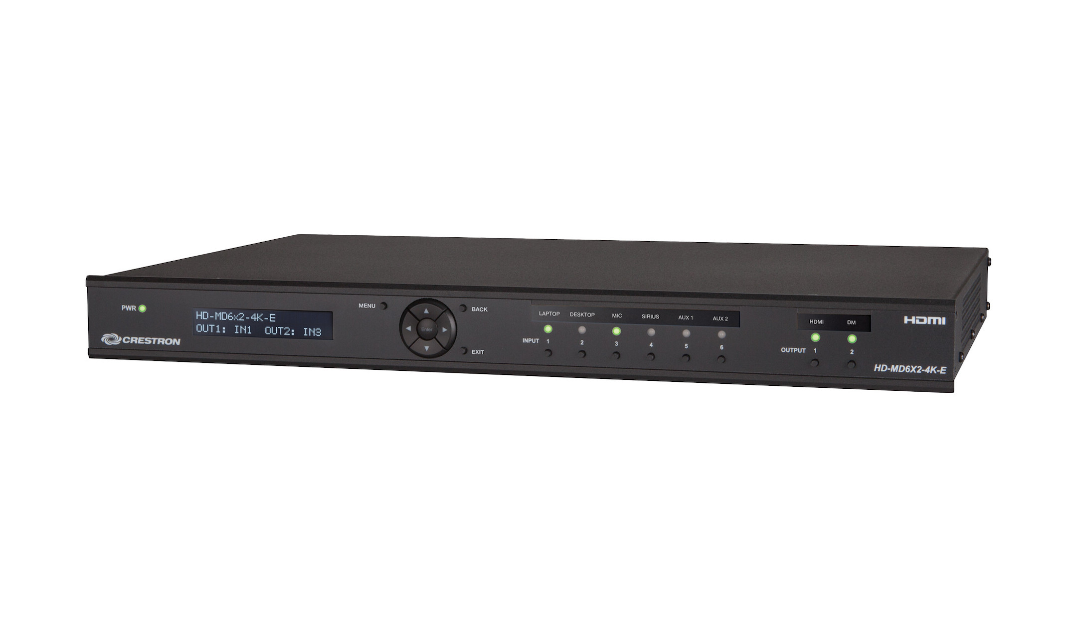 Crestron-HD-MD6X2-4K-E-6x2-4K-HDMI-R-Switcher