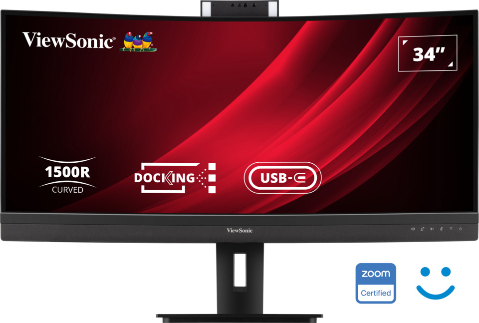 ViewSonic-VG3457CV-34-UWQHD-21-9-Curved-Video-Conferencing-Docking-Monitor-mit-Windows-Hello-Zoom-R-zertifizierter-Pop-up-Webcam