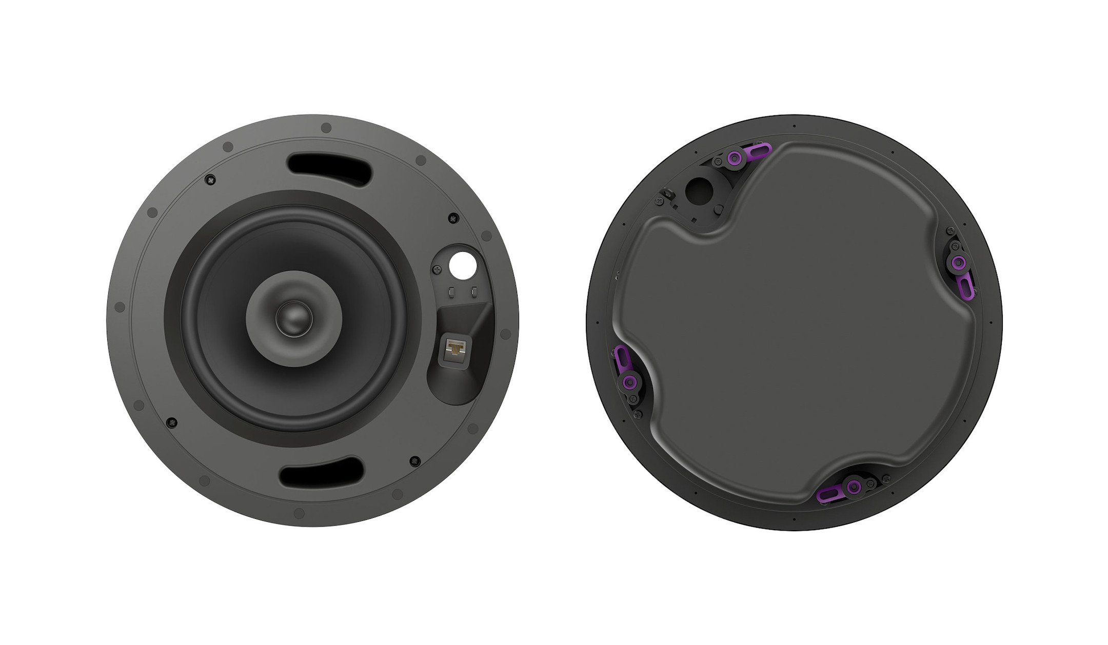 Kramer-CL-8D-8-Zoll-Zwei-Wege-Einbau-Deckenlautsprecher-mit-Dante-Unterstutzung