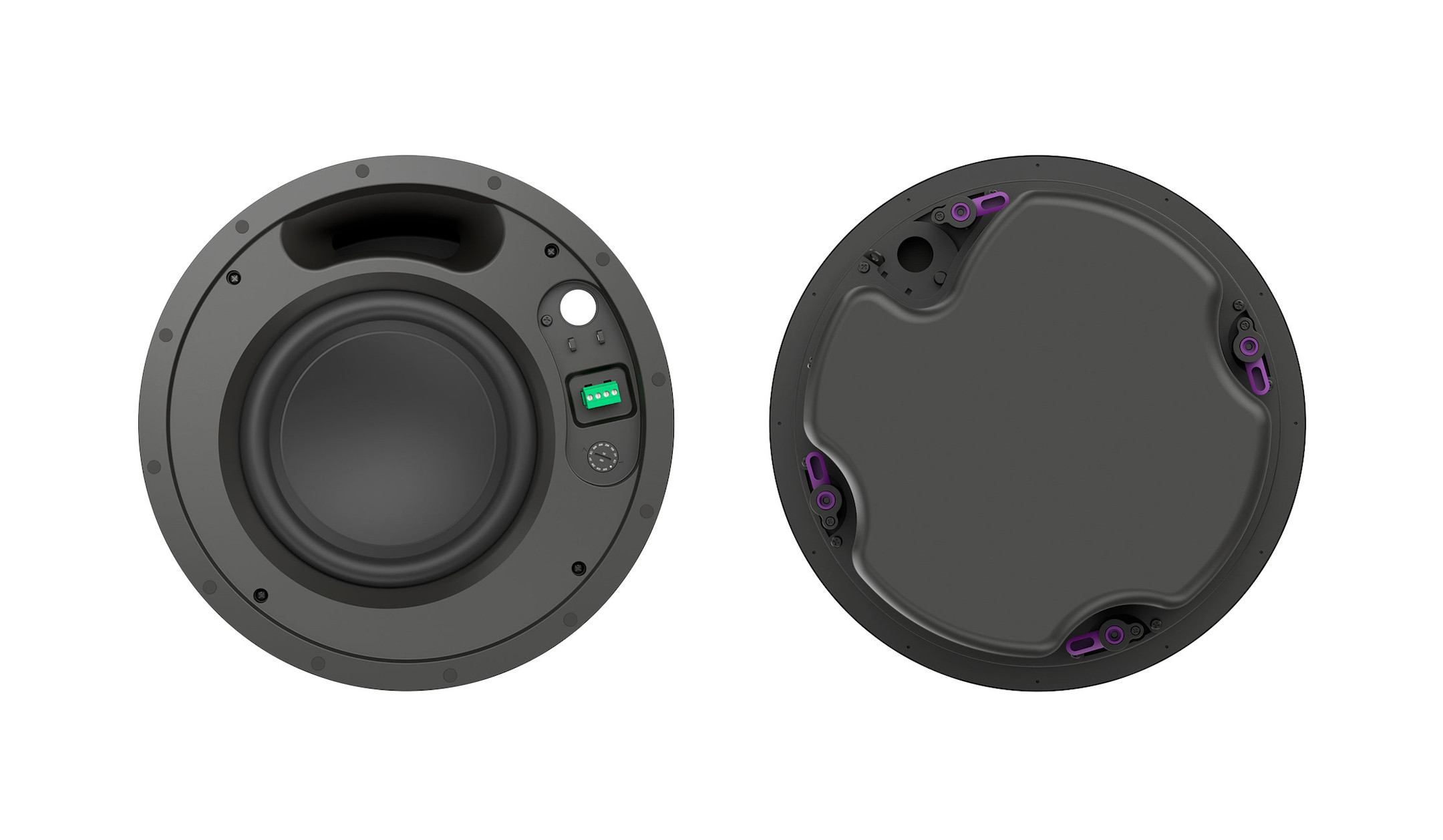 Kramer-CL-8P-SUB-8-Zoll-Passiv-Subwoofer-mit-Wandeinbau-Montage