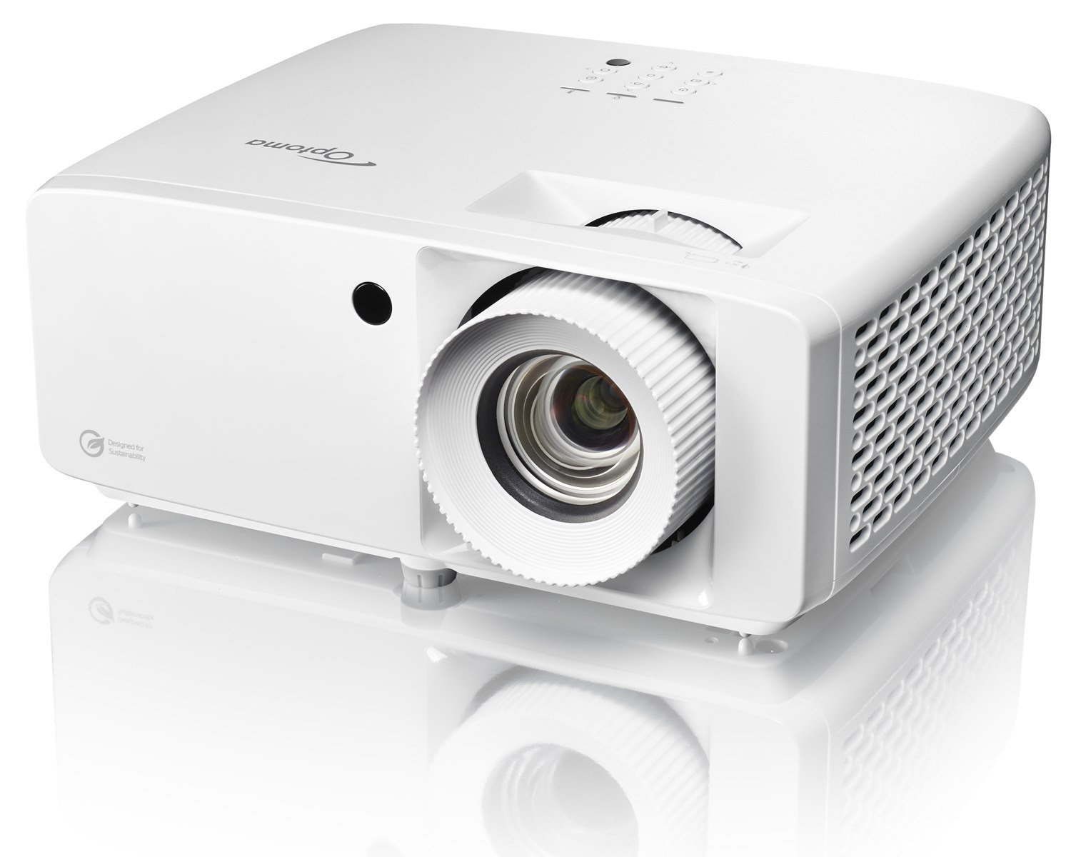 Optoma-UHZ35-4K-Beamer-mit-3500-Lumen-blitzschnellem-240Hz-Gaming-Modus-und-1-6-fach-Zoom-fur-Home-Entertainment-Demoware-Platin