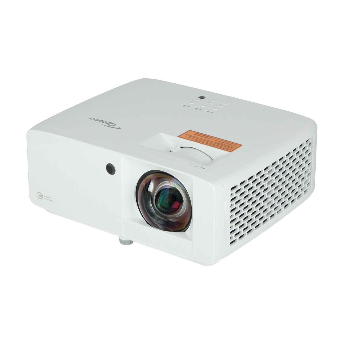 Optoma-ZH450ST-Full-HD-Kurzdistanz-Beamer-mit-4200-Lumen-und-nachhaltigem-Design-fur-Business-und-Konferenzraume-Demoware-Gold