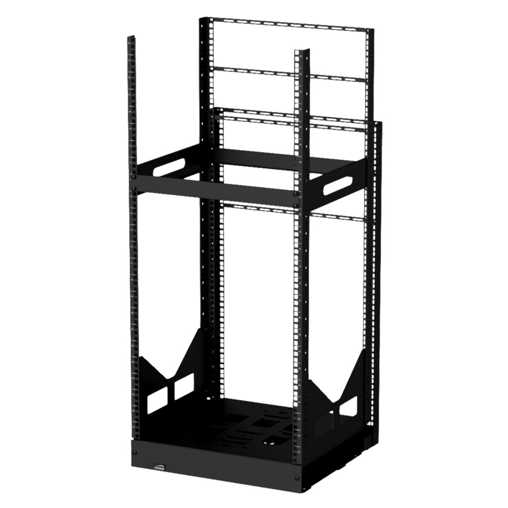 Caymon-GPR424-Open-Frame-19-Auszieh-Gestell-24-HE-420-mm-Tiefe