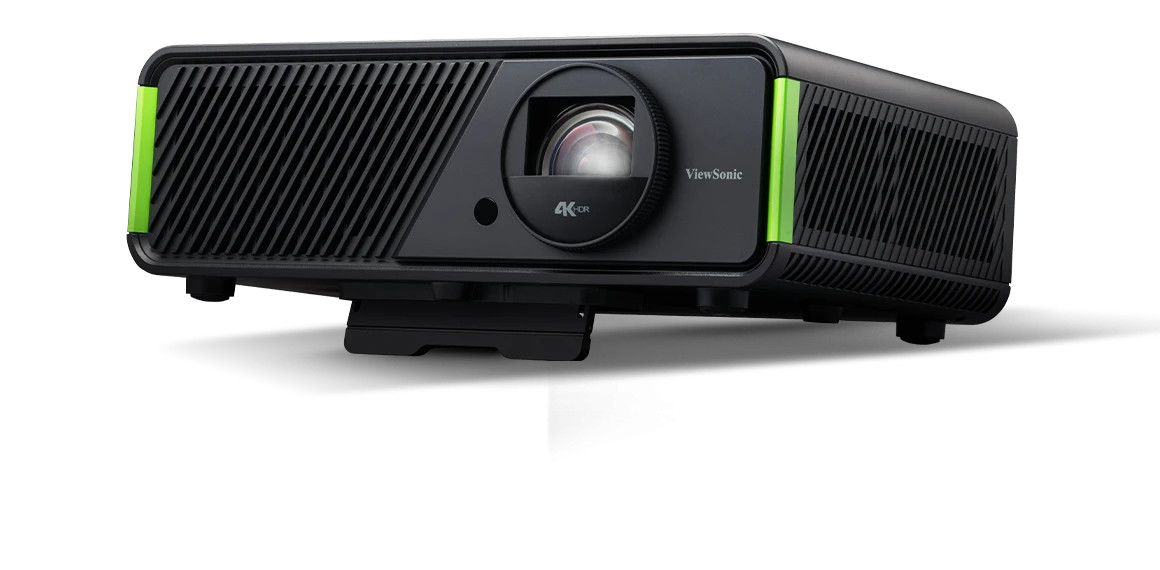 ViewSonic-X2-4KE-Pro-4K-LED-Beamer-mit-Short-Throw-Technologie-und-integriertem-Google-TV-fur-Kinoerlebnisse-zu-Hause-Demoware-Bronze