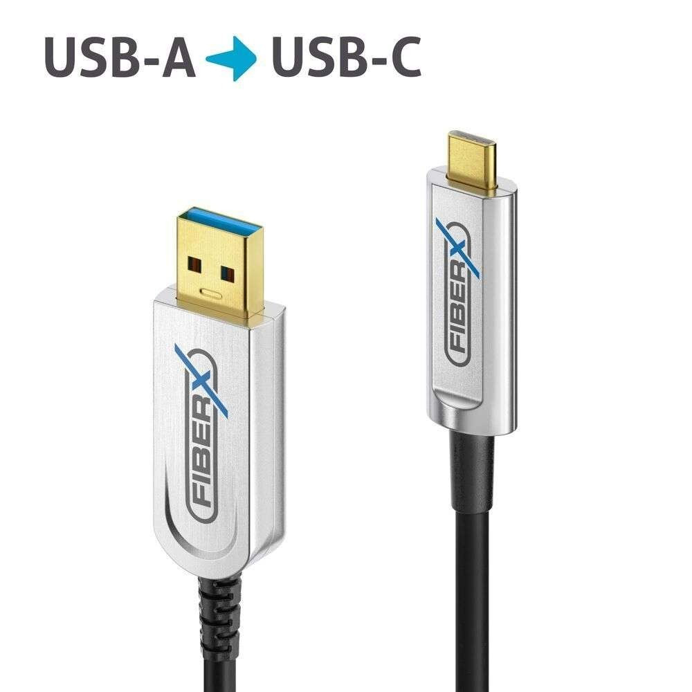 Purelink-FX-I630-010-FiberX-USB-3-2-USB-C-USB-A-AOC-glasvezelkabel-10-m