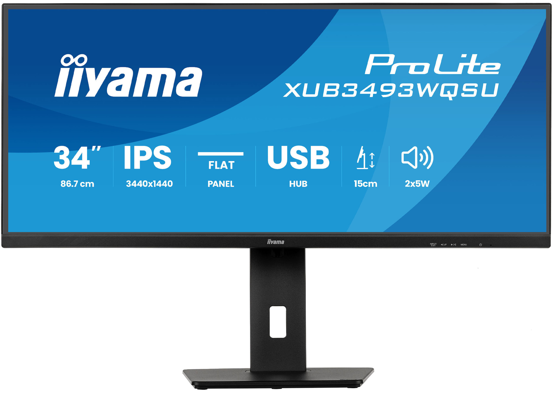 iiyama-ProLite-XUB3493WQSU-B6-34-inch-ultrabreed-beeldscherm-met-IPS-paneeltechnologie-PiP-PBP-en-een-in-hoogte-verstelbare-standaard