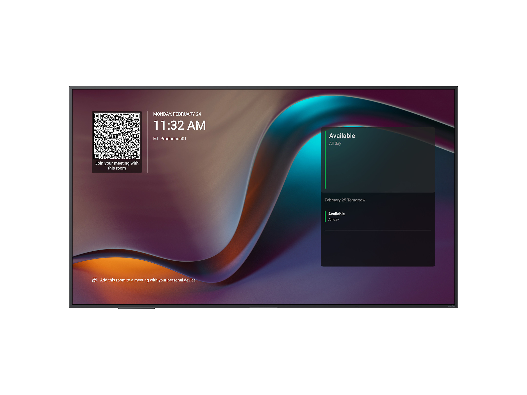Yealink-MeetingDisplay-65-4K-professionelle-Displaylosung-fur-hybride-Konferenzraume
