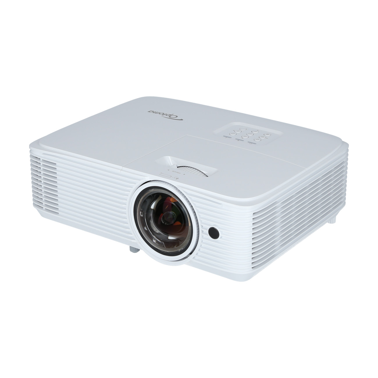 Optoma-W309ST-Kurzdistanz-Beamer-mit-3800-Lumen-und-kraftvollem-Sound-fur-Business-und-Unterricht-Demoware-Platin