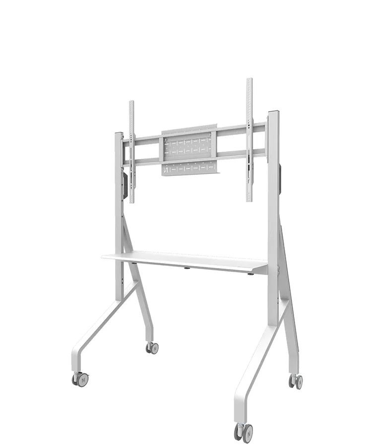 Neomounts-FL50-525WH1-mobiler-Bodenstander-fur-55-86-Bildschirme-Weiss-Demoware