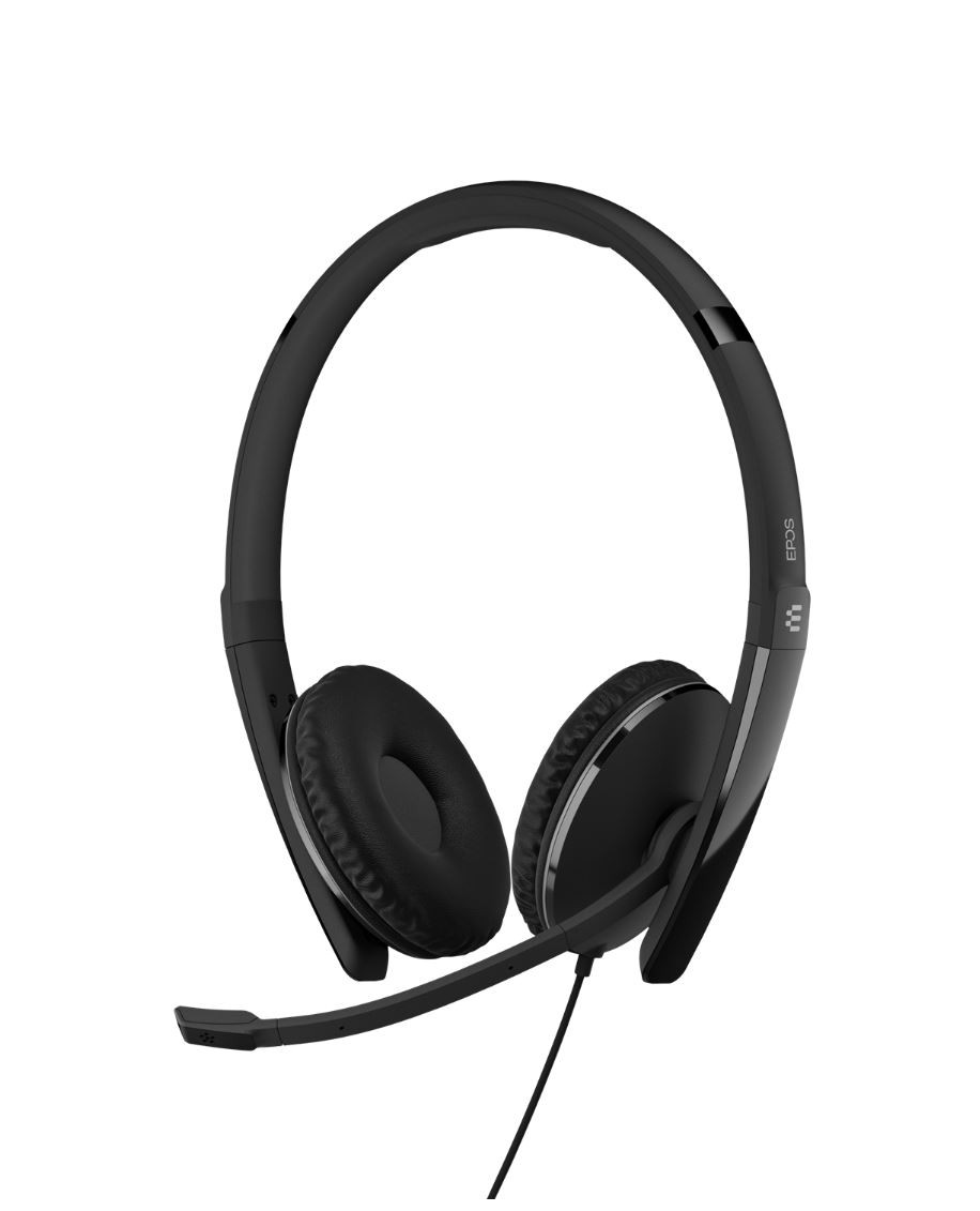 EPOS ADAPT 160 ANC USB-C - trådbundet headset med dubbla mikrofoner, USB-C och ANC EPOS-ADAPT-160-ANC-USB-C-bedrade-dual-headset-met-USB-C-en-ANC