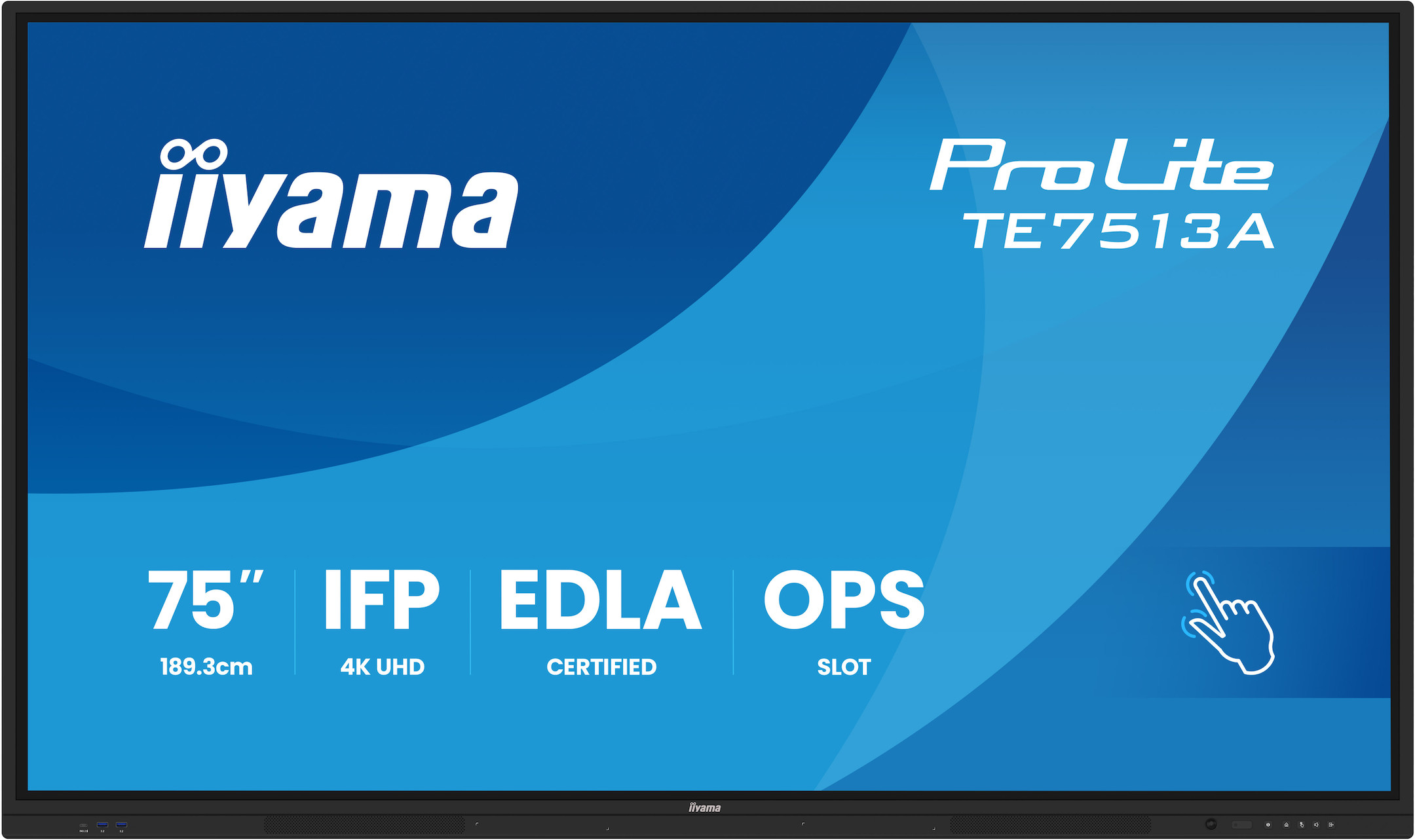 iiyama-ProLite-TE7513A-B1AG-75-inch-interactief-en-Google-EDLA-gecertificeerd-scherm