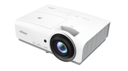 Vivitek-DH856e-EDU-Full-HD-Beamer-mit-5000-Lumen-und-BrilliantColorTM-fur-Klassenzimmer-Seminare-und-Konferenzraume-Demoware-Platin