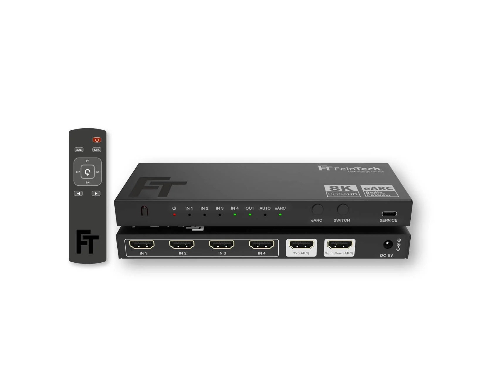 FeinTech-AX340-HDMI-2-1-Audio-extractor-4-in-1-uitgang-voor-eARC-soundbar-eARC-tv