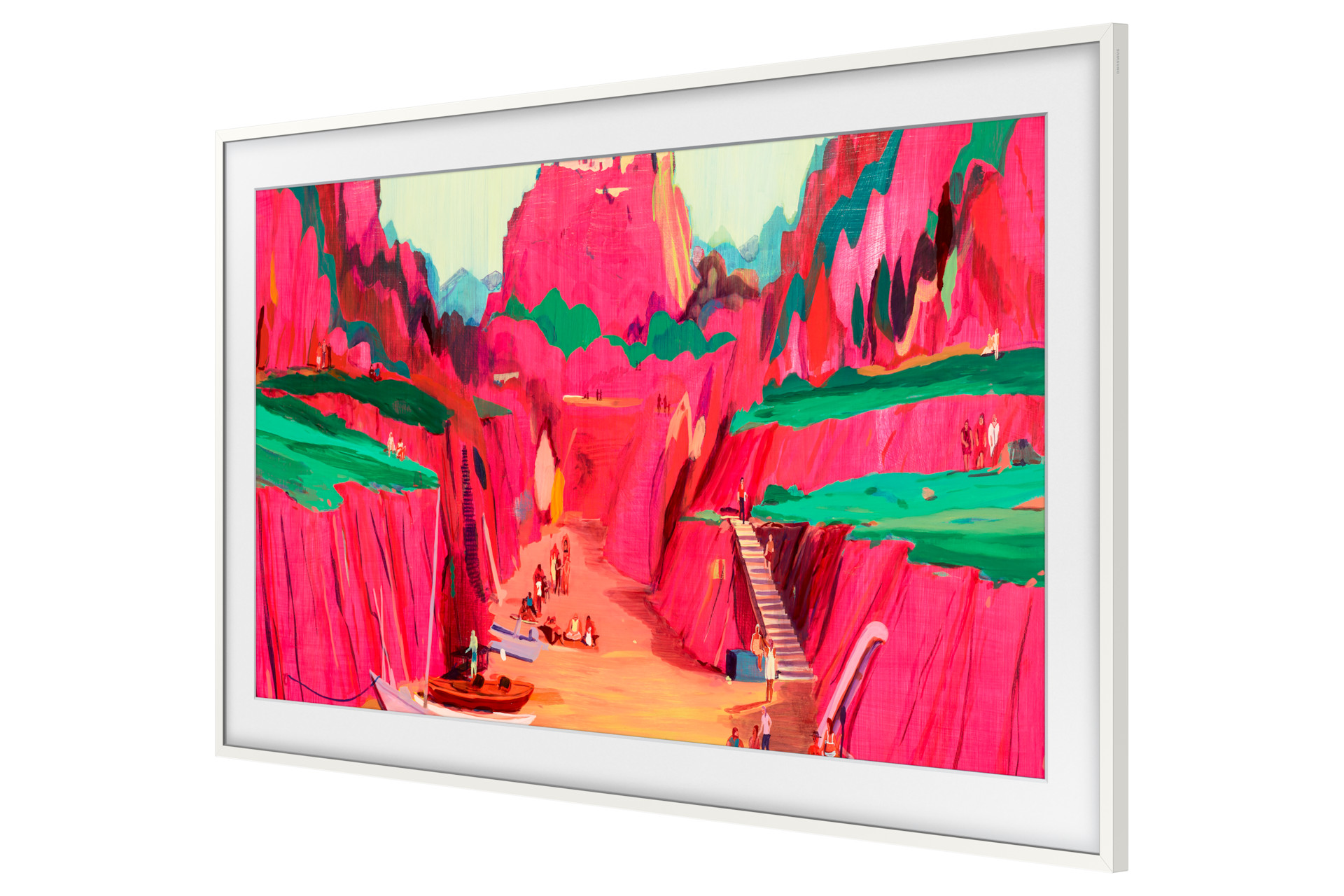 Samsung-65-Rahmen-Modern-fur-The-Frame-und-The-Frame-Pro-in-Weiss
