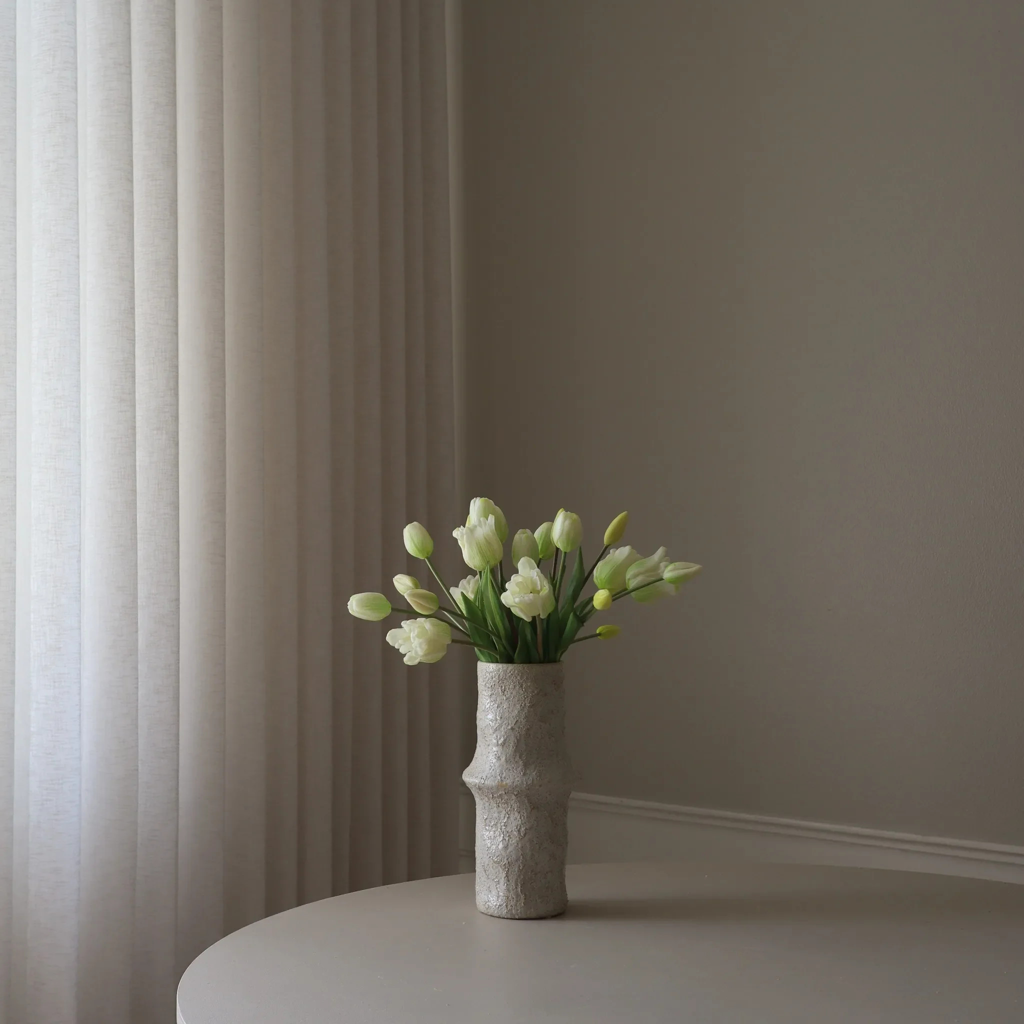 Botane-White-Tulip-Bouquet-Mixed-Kunstblumenstrauss