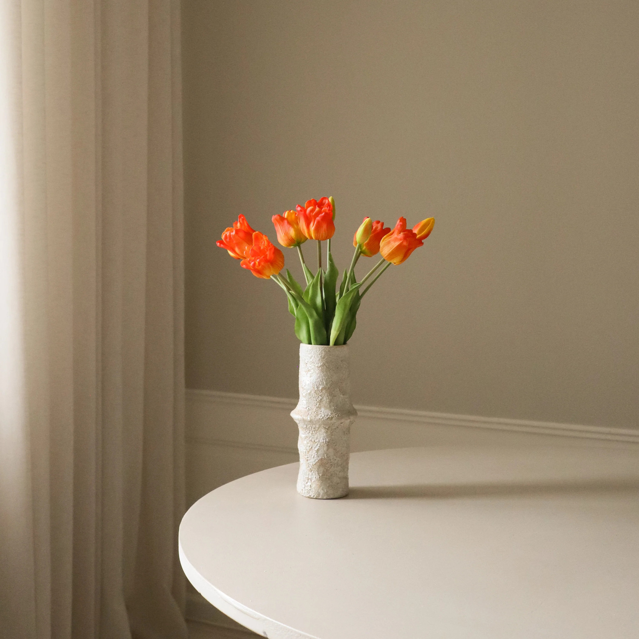 Botané Orange Triumph Tulip Bouquet Kunstblumenstrauß Botane-Orange-Triumph-Tulip-Bouquet-Kunstblumenstrauss