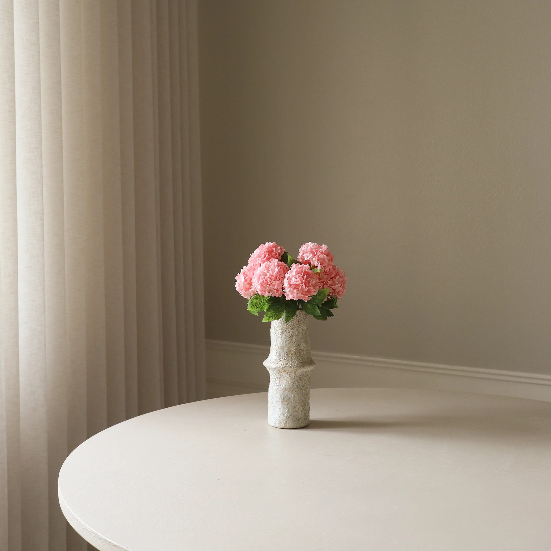 Botane-Pink-Mini-Snowball-Hydrangea-Bouquet-Kunstblumenstrauss