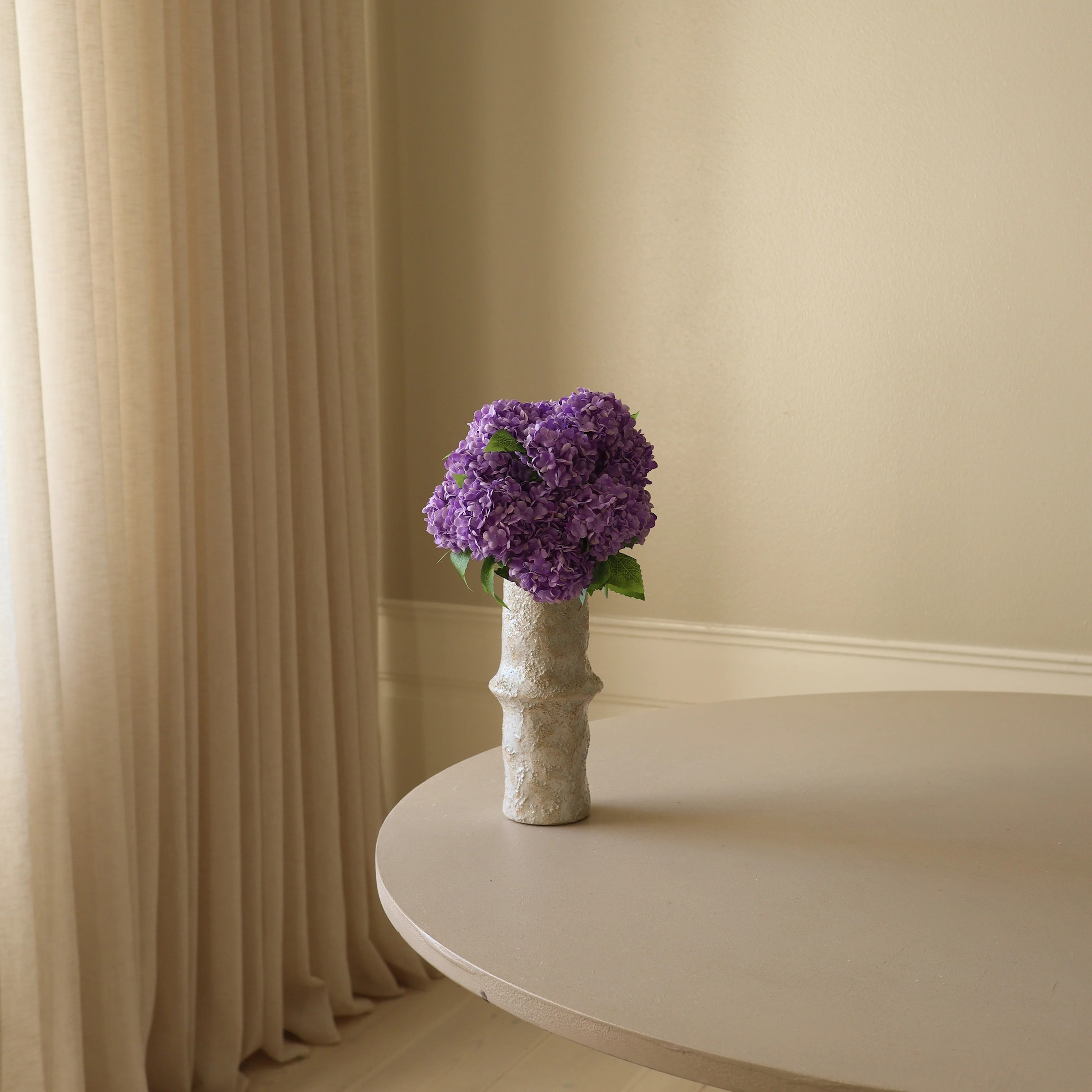 Botane-Purple-Mini-Snowball-Hydrangea-Bouquet-Kunstblumenstrauss