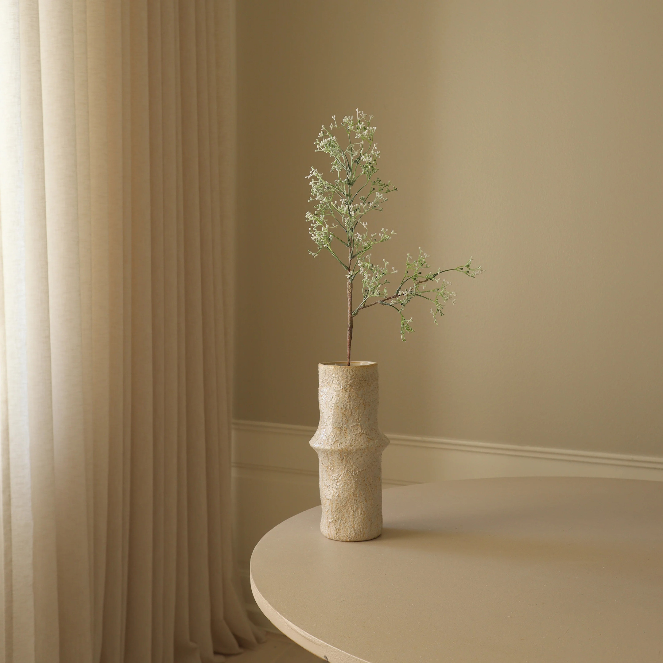 Botane-White-Rosehip-Corallo-Kunstblumenzweig