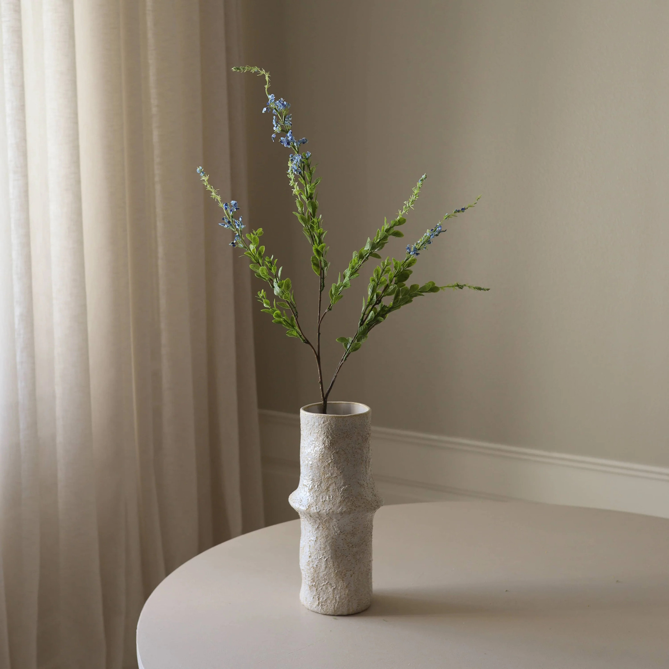 Botane-Blue-Wild-Flower-Kunstblumenstiel