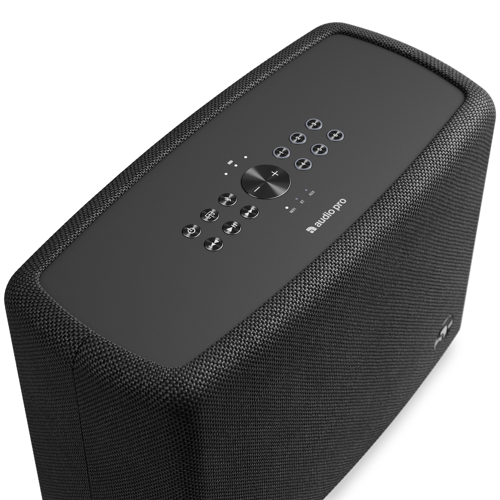Audio-Pro-A15-W-portabler-spritzwasserfester-Multiroom-Lautsprecher-in-Schwarz