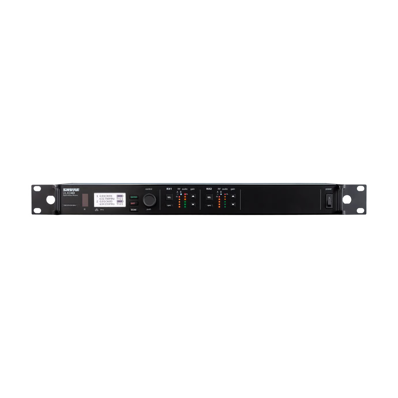 Shure-ULXD4DE-G56-Digitaler-2-Kanal-Drahtlosempfanger