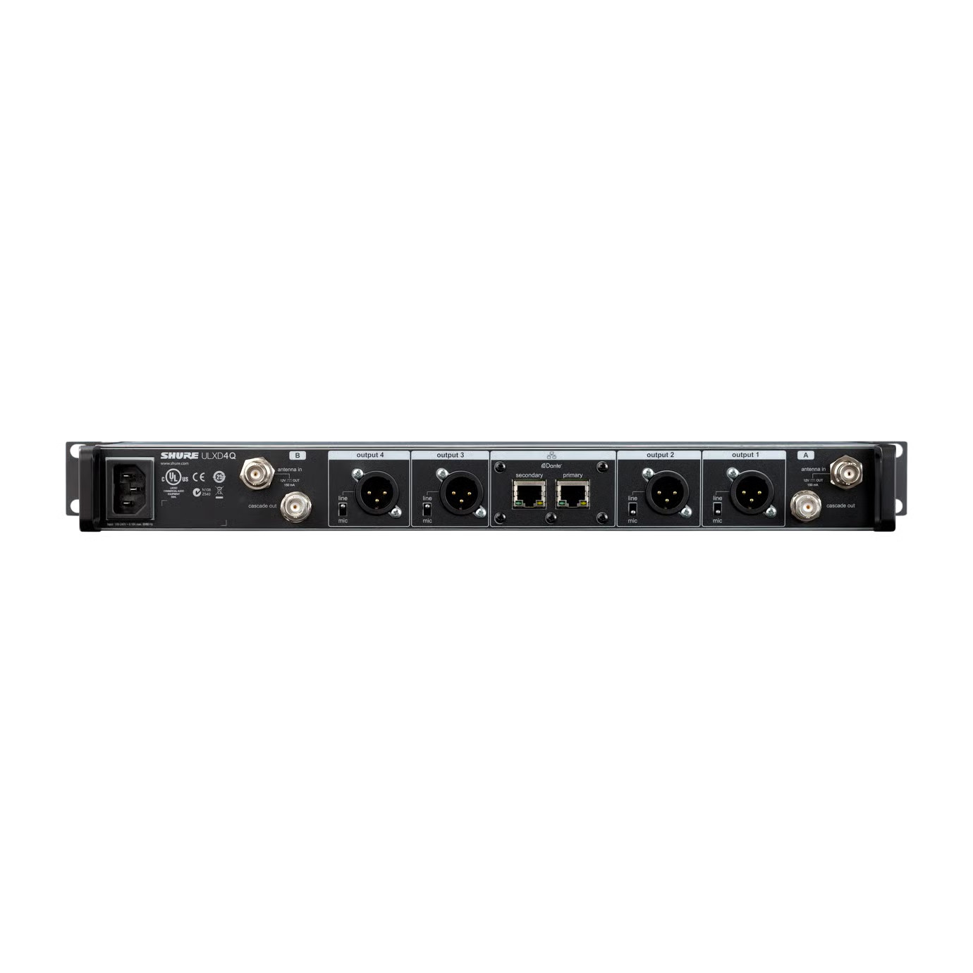 Shure-ULXD4QE-G56-Digitaler-4-Kanal-Drahtlosempfanger