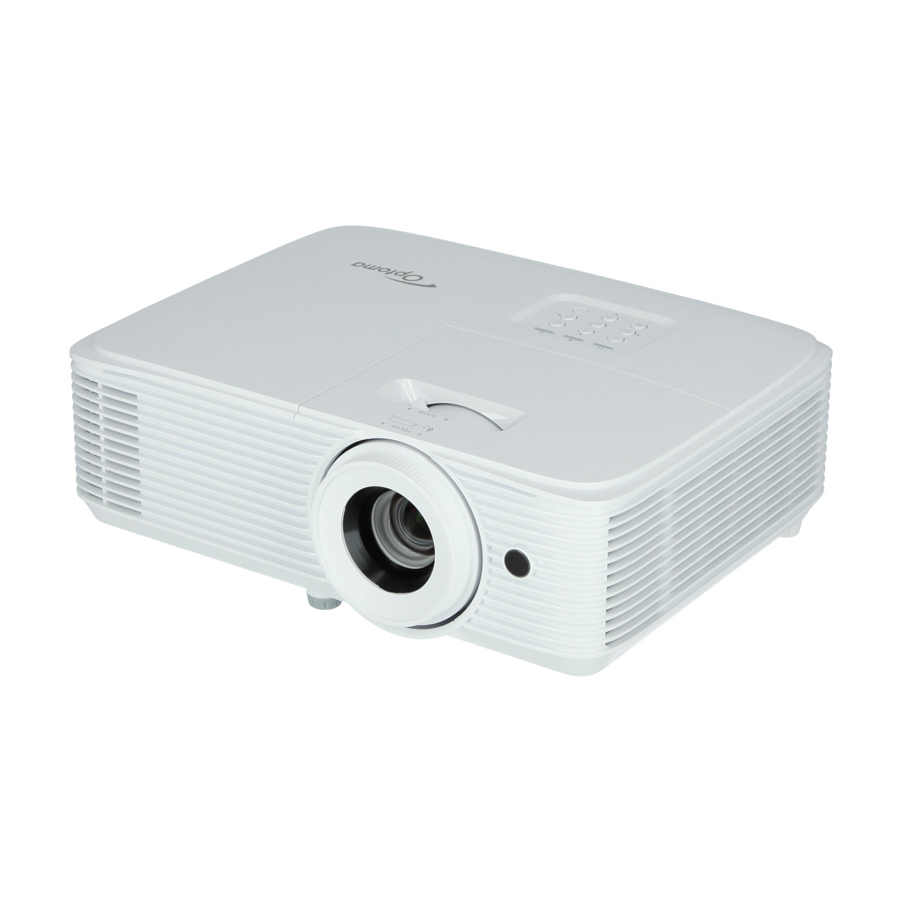 Optoma-HD30LV-Full-HD-Beamer-mit-brillanten-Farben-und-4500-Lumen-fur-vielseitiges-Entertainment-Demoware-Silber
