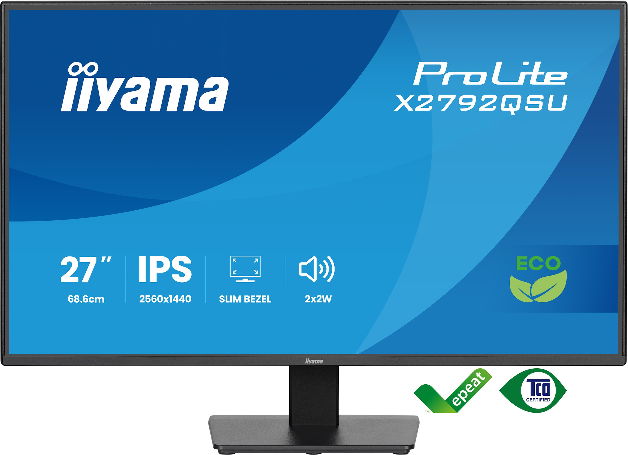 iiyama ProLite X2792QSU-B1 27" Monitor mit IPS-Panel-Technologie, QHD-Auflösung, einem 4-seitigen schmalen Rahmen und Energieeffizienzklasse B iiyama-ProLite-X2792QSU-B1-27-Monitor-mit-IPS-Panel-Technologie-QHD-Auflosung-einem-4-seitigen-schmalen-Rahmen-und-Energieeffizienzklasse-B