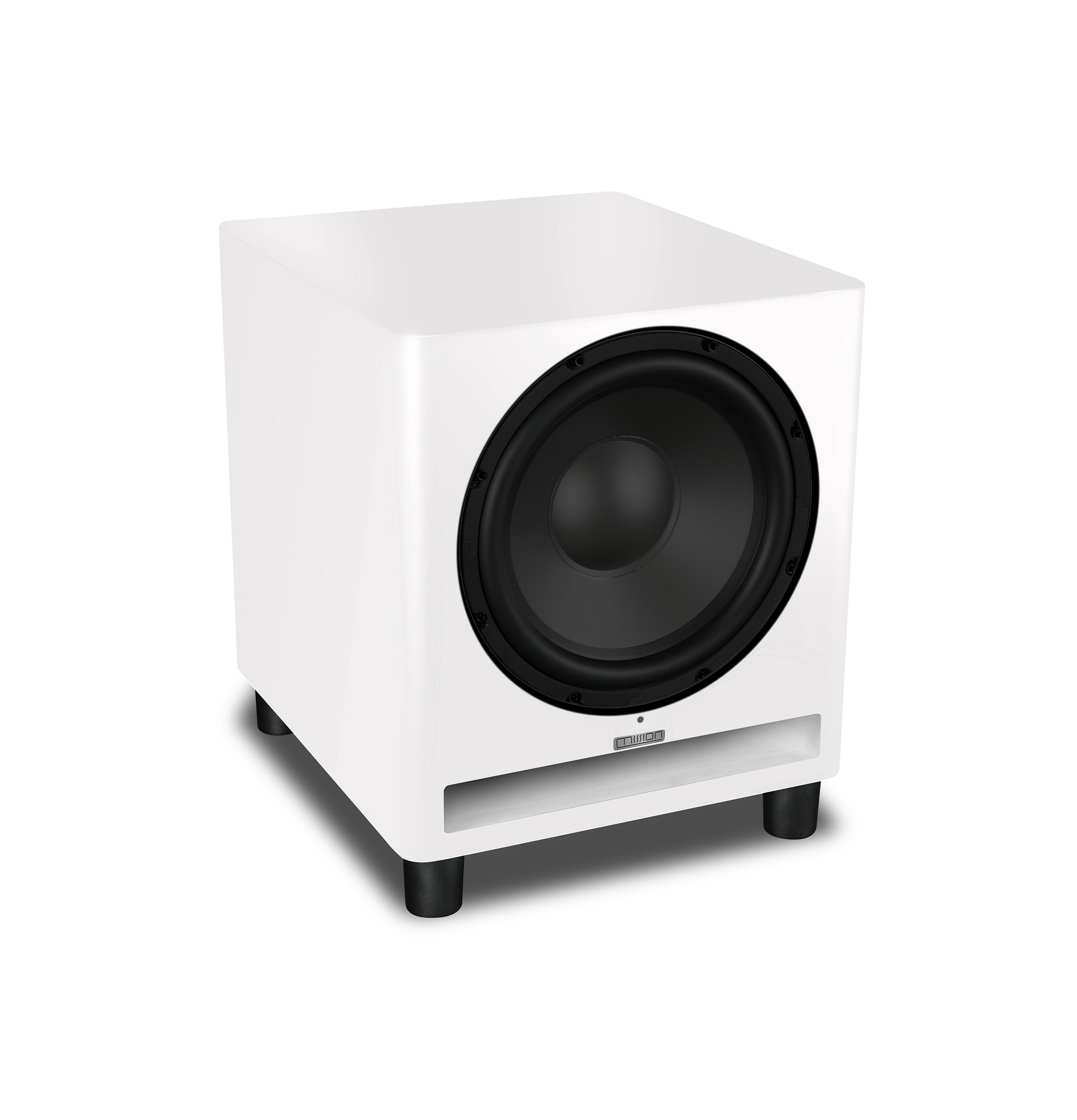 Mission ZX-12 Subwoofer, Hochglanz Weiß, Stück - Demoware Mission-ZX-12-Subwoofer-Hochglanz-Weiss-Stuck-Demoware