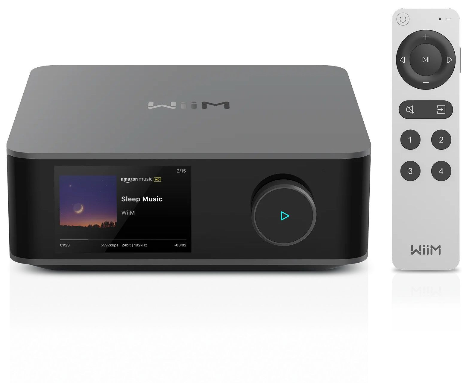 WiiM Amp Ultra Stereo-Streaming-Verstärker, space grau - Demoware WiiM-Amp-Ultra-Stereo-Streaming-Verstarker-space-grau-Demoware