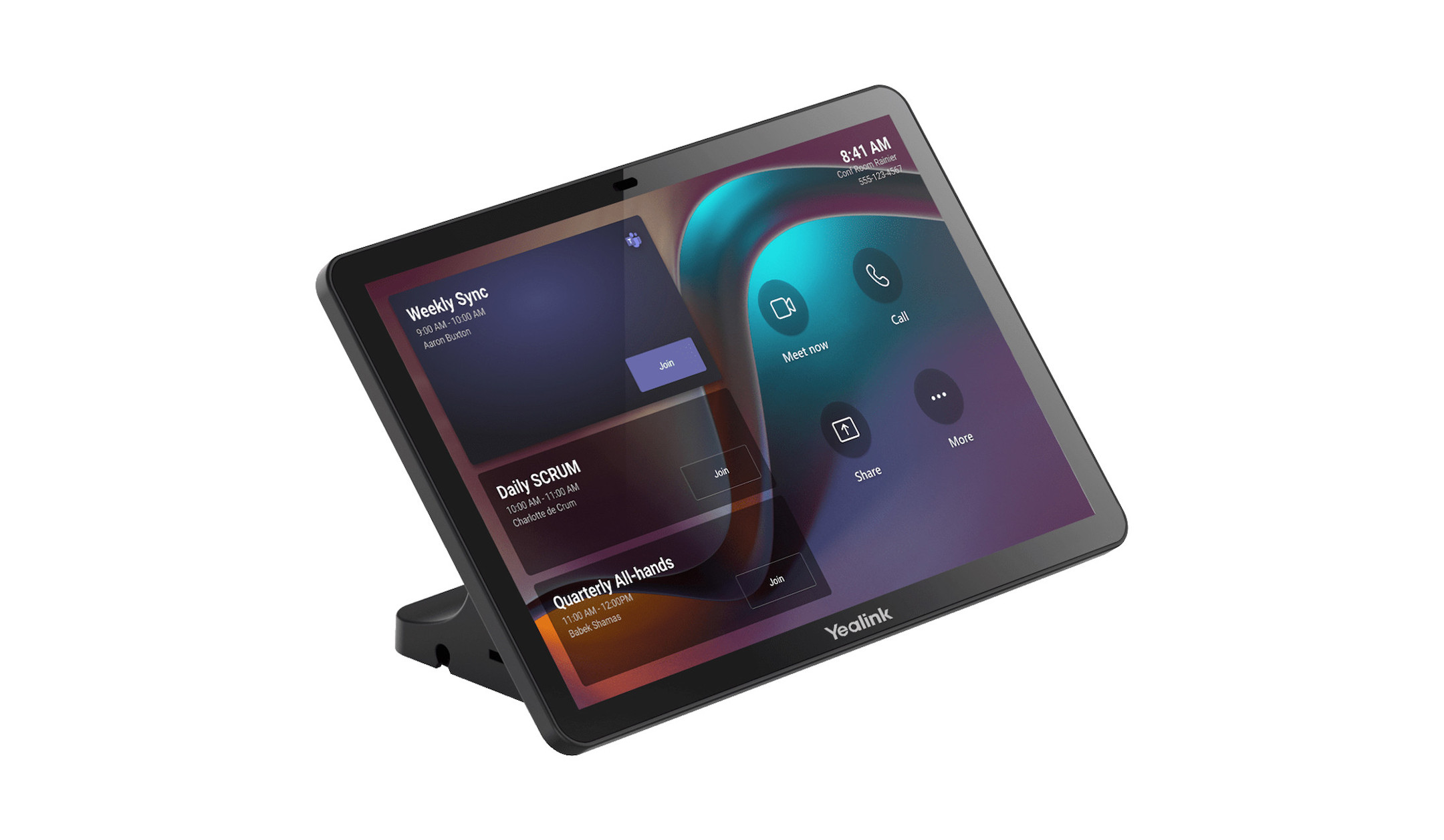 Yealink-CTP25-Touch-Konsole-mit-flexiblen-Anschlussmoglichkeiten-und-4K-Inhaltsfreigabe