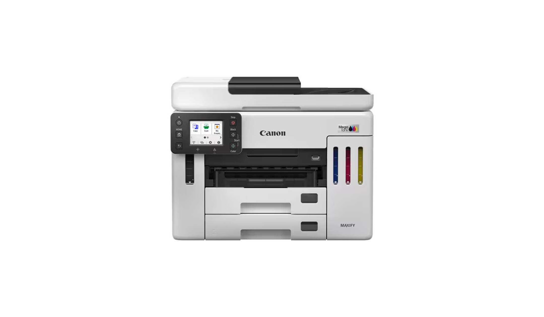 Canon-MAXIFY-GX7150-4-in-1-MegaTank-Tintenstrahl-Multifunktionssystem-mit-nachfullbaren-Tintentanks