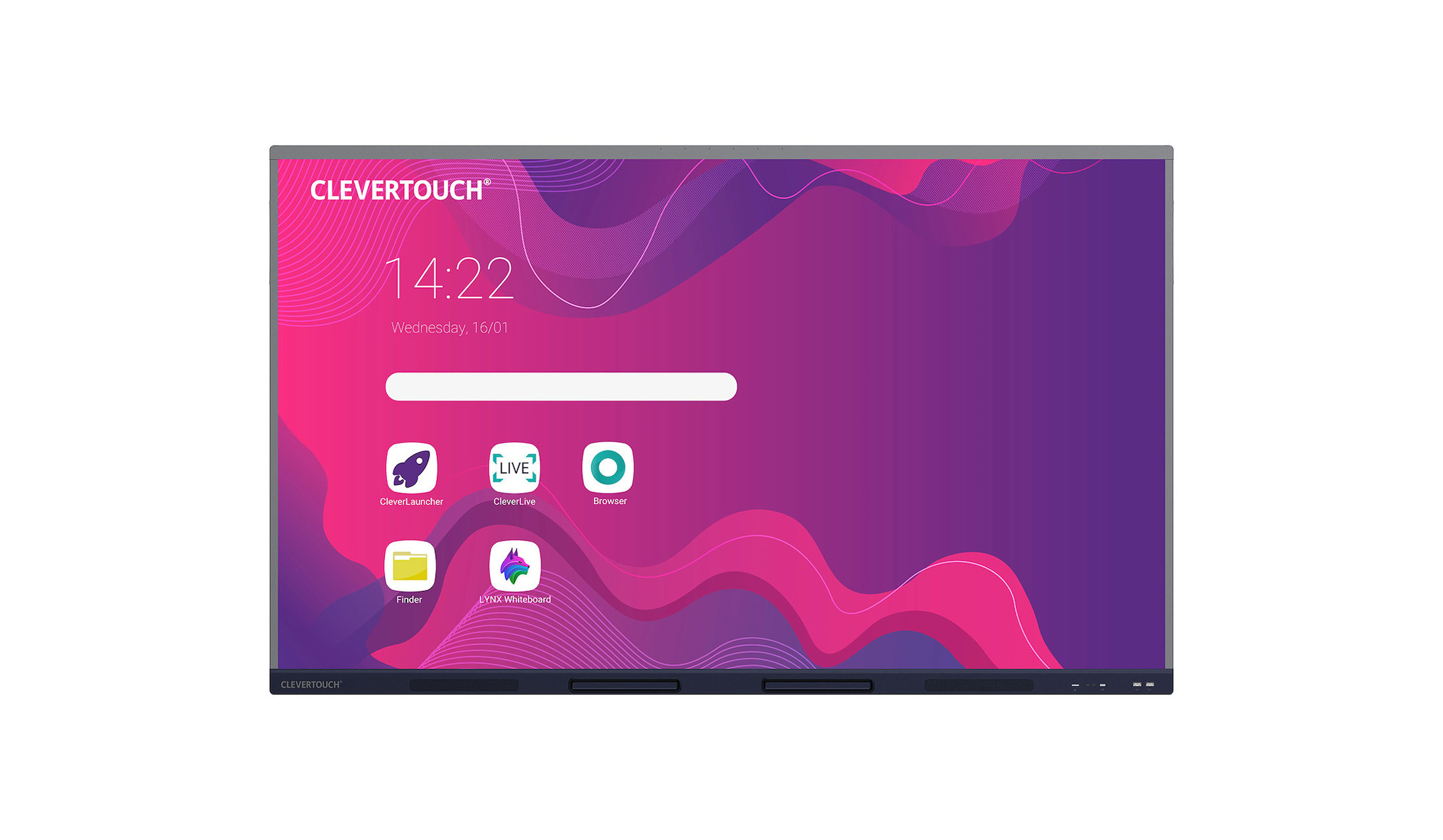 Clevertouch-ProSeries-3-98-Google-EDLA-zertifiziertes-Touchdisplay-fur-moderne-Klassenzimmer