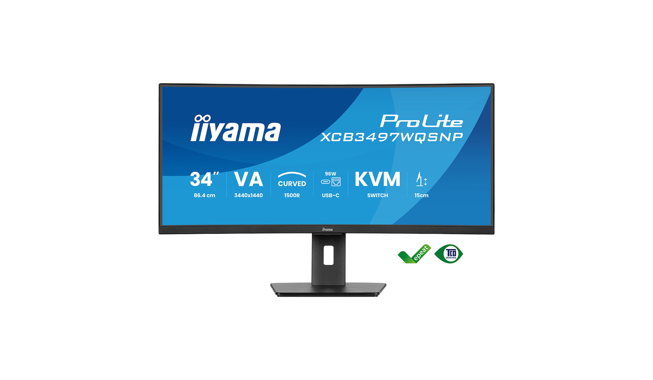 iiyama-ProLite-XCB3497WQSNP-B1-34-inch-gebogen-monitor-met-UWQHD-resolutie-USB-C-dock-en-in-hoogte-verstelbare-standaard