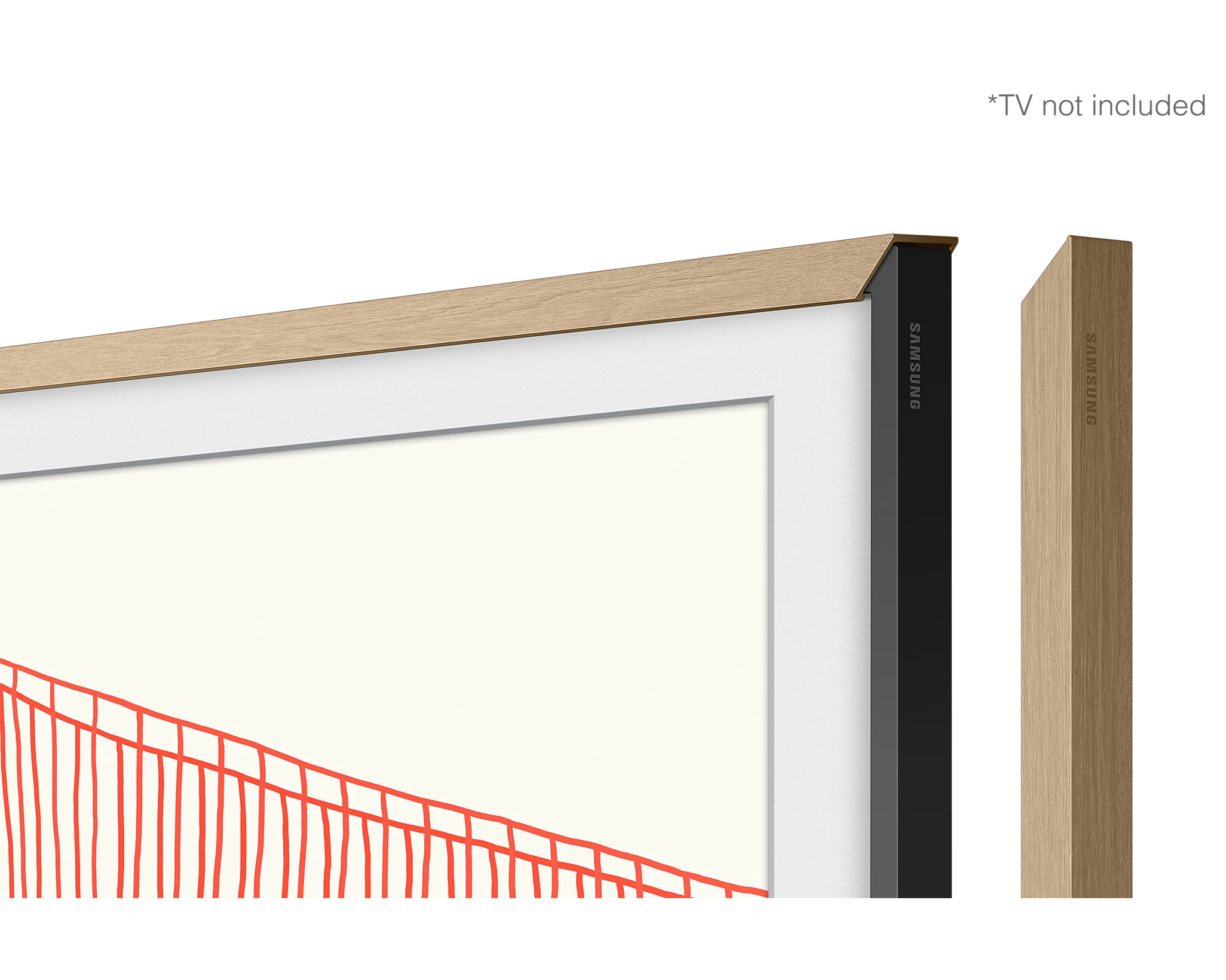 Samsung The Frame 55" Rahmen Modern in Teak - Demoware Samsung-The-Frame-55-Rahmen-Modern-in-Teak-Demoware