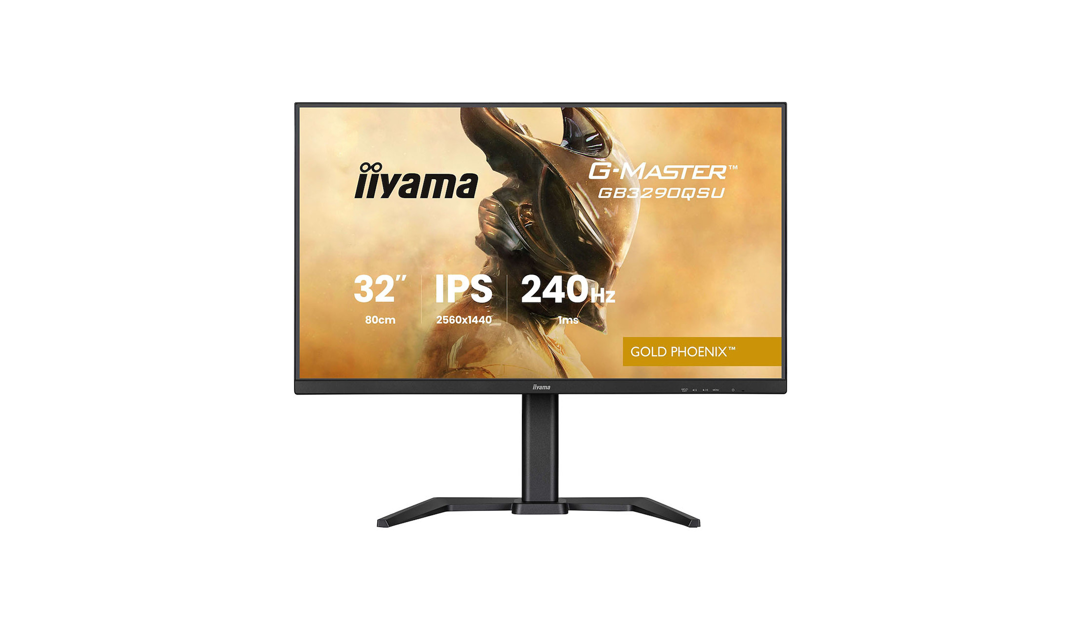 iiyama G-MASTER Gold-Phoenix GB3290QSU 32" QHD gaming monitor with a refresh rate of 240 Hz iiyama-G-MASTER-Gold-Phoenix-GB3290QSU-32-inch-QHD-gamingmonitor-met-een-verversingssnelheid-van-240-Hz