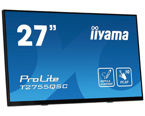 iiyama T2755QSC-B1 27" IPS Monitor, 2560 x 1440 QHD / WQHD, 75Hz, 5ms - Demoware iiyama-prolite-t2755qsc-b1-demoware