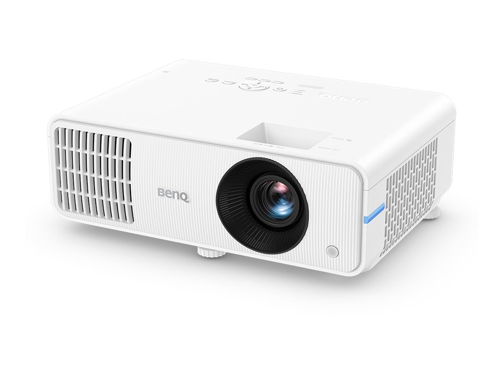 BenQ-LW650-Business-Beamer-mit-4000-Lumen-energiesparender-Laser-Technologie-und-kabelloser-Projektion-Demoware-Platin