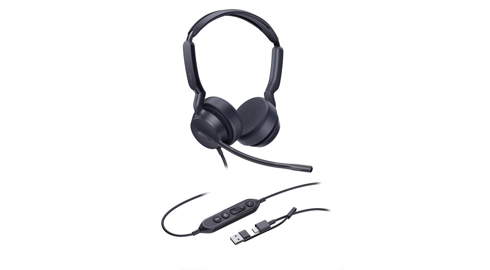 Yealink UH42 kabelgebundenes Dual USB-C/A Headset | zertifiziert für Microsoft Teams Yealink-UH42-Bedrade-dual-USB-C-A-headset-Gecertificeerd-voor-Microsoft-Teams