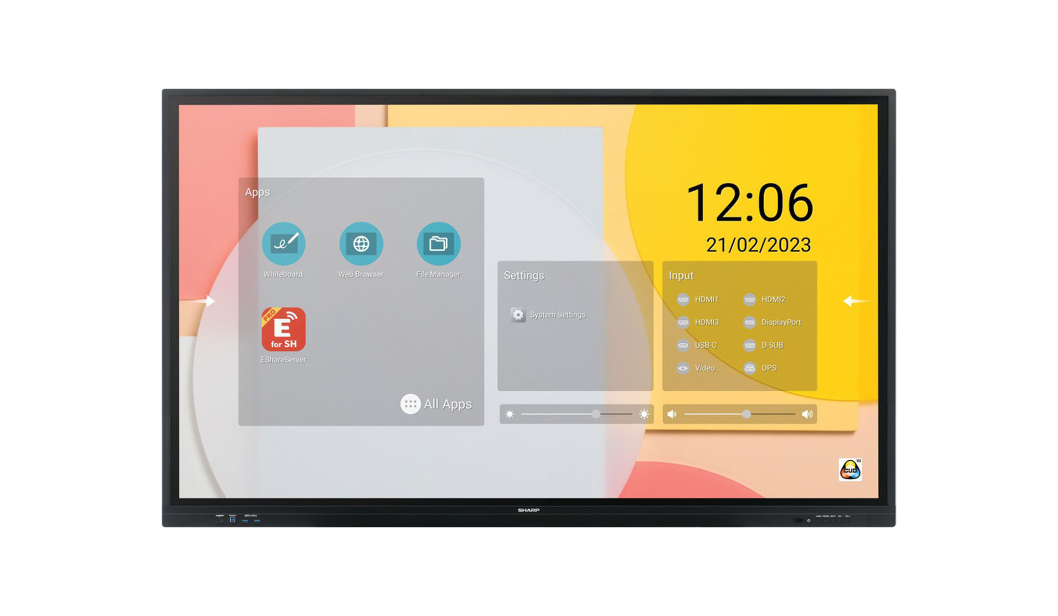 Sharp-PN-LC652-65-inch-interactief-4K-scherm-voor-modern-onderwijs-en-samenwerking