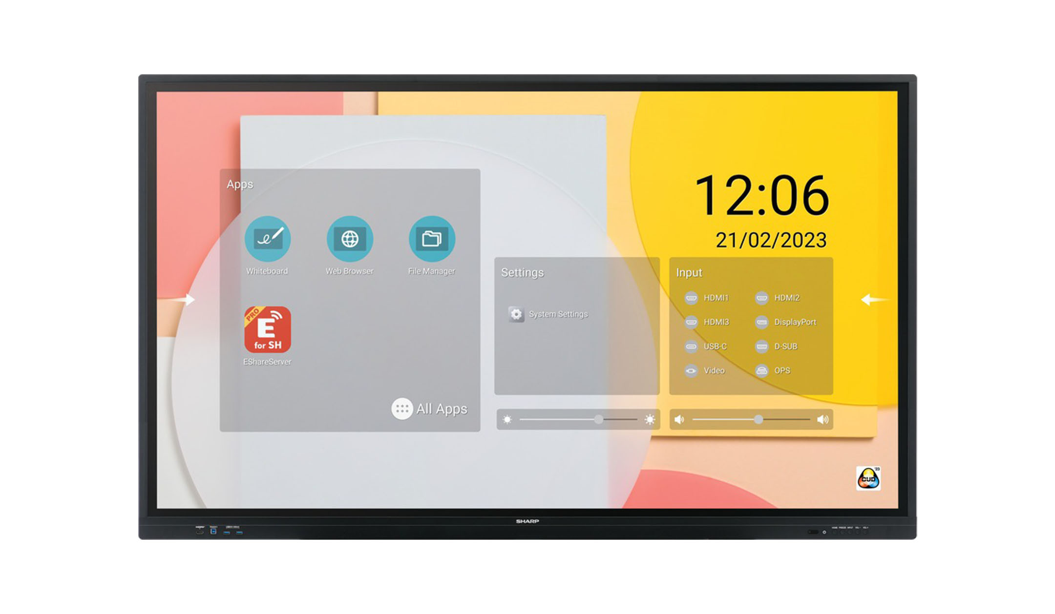 Sharp-PN-LC752-75-inch-interactief-4K-scherm-voor-modern-onderwijs-en-samenwerking