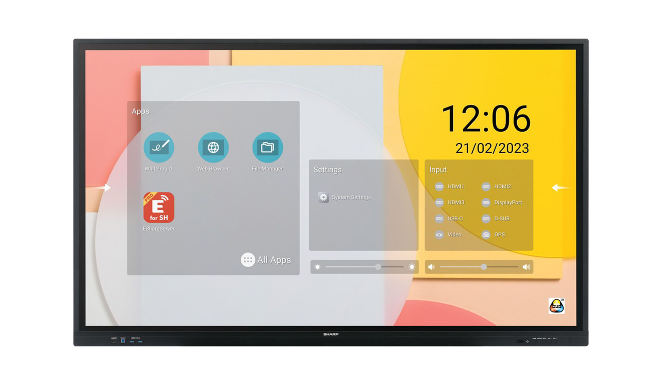 Sharp-PN-LC862-86-inch-interactief-4K-scherm-voor-modern-onderwijs-en-samenwerking