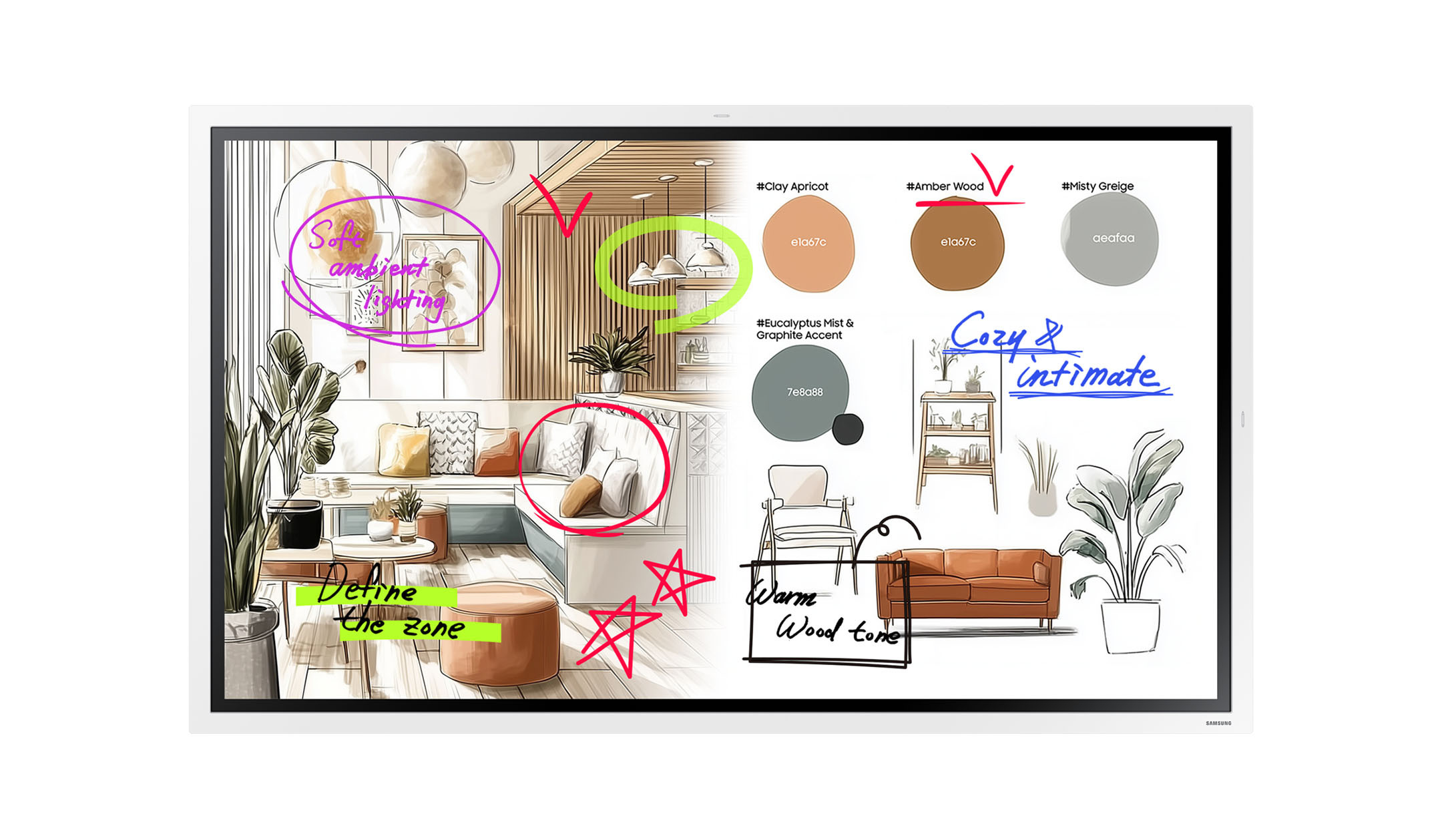 Samsung-Flip-WM75FX-75-4K-interactief-touchscreen-voor-efficiente-samenwerking