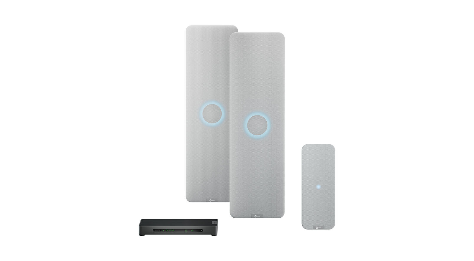 Nureva HDX 2 bar + 1 pod Bar-System für Teams Rooms, Zoom Rooms und andere Besprechungsräume mit einer Größe von bis zu 10,7 x 12,2 m Nureva-HDX-2-bar-1-pod-barsysteem-voor-Teams-Rooms-Zoom-Rooms-en-andere-vergaderruimtes-tot-10-x-12-meter